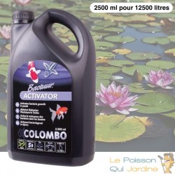 Activateur De Bactéries 2500 ml Pour Bassins De Jardin de 12500 Litres