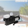Pompe De Piscine De 33600 l/h. Puissante Et Silencieuse