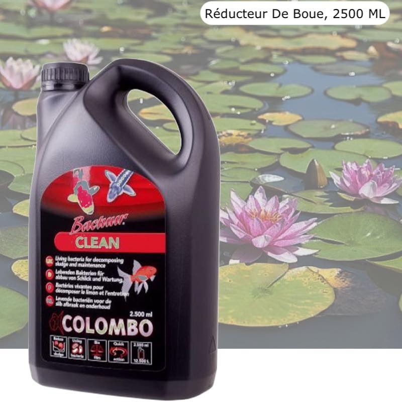 Produit Réducteur De Boue Pour Bassins de Jardin, 2500 ML Pour 12500 litres