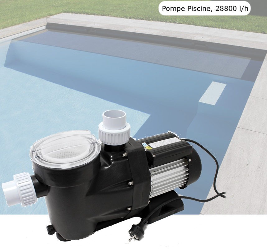 Pompe Piscine De 28800 l/h. Qualité Et Puissance