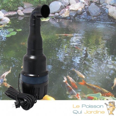 Pompe Bassin de Jardin Haut Débit De 30000 l/h 200W De