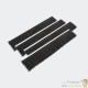 4 Brosses De Rechange Pour Remorque Ramasse - Feuilles 120 cm