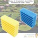 Mousse de remplacement jaune pour filtres 12000 et 25000 litres