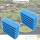 Lot De 2 Mousses Bleues, De Filtration, De Remplacement, Pour Bassins