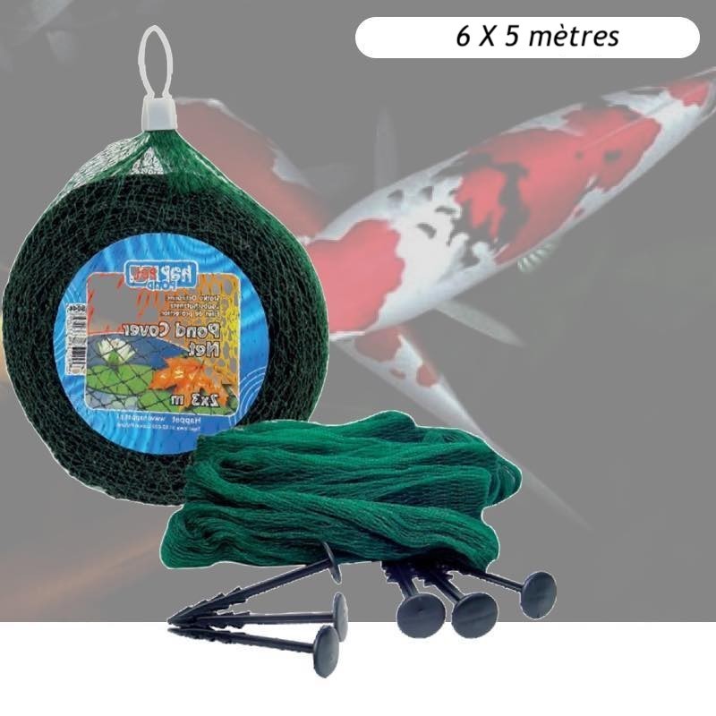 Filet 6x5 Anti Héron Et Anti Feuilles Pour Bassins De Jardin Et Étangs