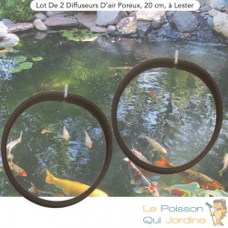 Lot De 2 Diffuseurs D'Air Poreux, PREMIER PRIX, 20 cm. À Lester, Bassins