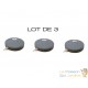 Pack de 3 Diffuseur De 8 cm, Forme Disque + 1 Tuyau De 25m