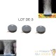 Pack de 3 Diffuseur De 8 cm, Forme Disque + 1 Tuyau De 25m