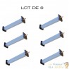 Lot 6 Grands Diffuseurs D'air 30 cm De Long + 1 Tuyaux De 25m, Bassin