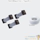 Pack 3 Diffuseurs D'Air, 13 cm De Long + 1 Tuyau De 25 m, Bassins