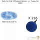 Lot De 216 Diffuseurs D'Air, Boules, 5 cm + 4 Tuyaux De 25m, Pour Bassins