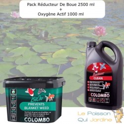 Pack Réducteur De Boue, 2500 ML + 1 Oxygène Actif,1000 ml Pour Bassins De 12500L