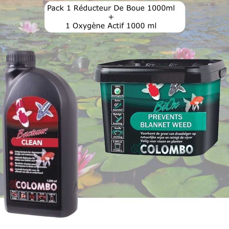 Pack Réducteur De Boue, 1000 ML + 1 Oxygène Actif,1000 ml Pour Bassins De 12500L