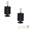 Lot de 2 Filtres à air sur mousse E 103 pour aquarium de 100 - 125 litres