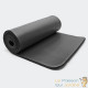 Tapis De Sport - Sol Noir 185 X 80. Yoga, Pilates, Body Balance, Stretching, Abdominaux