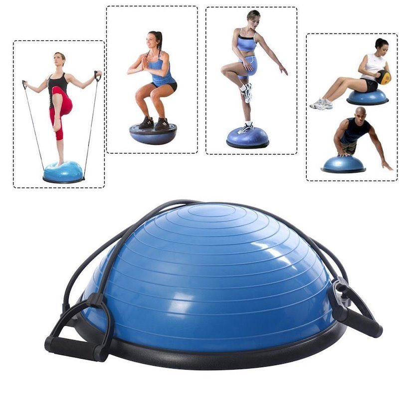 Bosu ou Ballon D'Équilibre Idéal Pour Yoga, Kiné, Équilibre & Proprioception