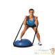 Bosu ou Ballon D'Équilibre Idéal Pour Yoga, Balance & Proprioception et tapis de sol 185 X 80 bleu