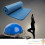 Tapis De Sol 180 cm Bleu Et Ballon D'Équilibre Idéal Pour Yoga, Balance & Proprioception