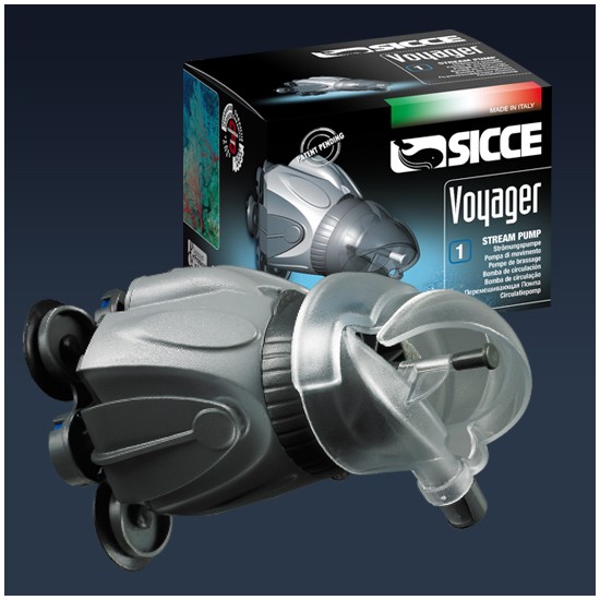 Pompe de brassage Sicce Voyager 1 de 2300 l/h pour aquariums