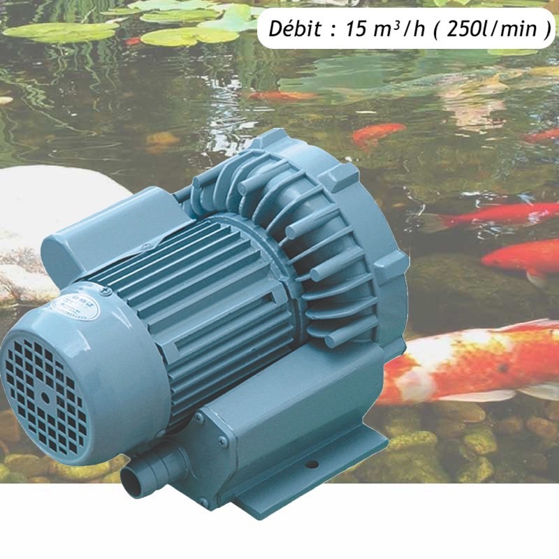 Pompe À Air Vortex Turbine 15000 l/h Pour Bassins De Jardin, Hydroponie