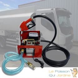 Pompe à gasoil 60l/m 550W avec compteur et pistolet
