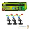 3 Spots Led 1W Immergeables Pour Bassin De Jardins Et Piscine