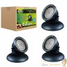 3 Spots Led 4W Immergeables Pour Bassin De Jardins Et Piscine