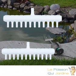 Lot de 2 Multi Diviseurs Plastiques 12 Sorties Pour Aérateur & Pompe à Air Bassin & Aquarium