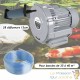 Kit Pompe À Air Vortex Turbine 38400 l/h + 28 Diffuseurs De 13 cm Pour Bassins De Jardin