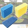 Mousses De Remplacement, 2 Mousses Jaunes + 2 Bleues + 1 Tapis Japonais