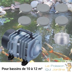 Set Aération Complet Pour Bassin De Jardin De 10000 À 12000 litres