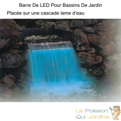 Barre Éclairage LED 60 cm Pour Bassins Et Cascades De Jardin. Étanche