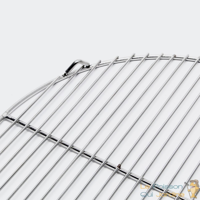 Grille De Barbecue De Remplacement Ronde En Inox : Diamètre 44,5 cm - Le  Poisson Qui Jardine