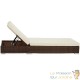 Bain de soleil MARRON duo avec multiples positions, 2 sets de housses et housse de protection noire
