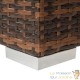 Bain de soleil MARRON duo avec multiples positions, 2 sets de housses et housse de protection noire