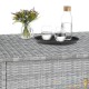 Très GRAND Coffre de jardin Gris clair en rotin synthétique 145cm 750 L