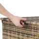 Très GRAND Coffre de jardin Marron Naturel en rotin synthétique 145cm 750 L