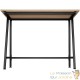 Table de bureau style industriel et loft en bois clair 100 cm