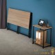 Table de bureau pliable style industriel et loft en bois clair 102 cm