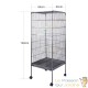 Volière metallioque pour oiseaux XL 146x54x54cm - Cage Petits oiseaux Perruches