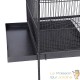 Volière metallioque pour oiseaux XL 146x54x54cm - Cage Petits oiseaux Perruches