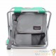 Tabouret pliable avec sac isotherme intégré : couleur verte