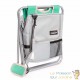 Tabouret pliable avec sac isotherme intégré : couleur verte