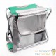 Tabouret pliable avec sac isotherme intégré : couleur verte