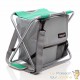Tabouret pliable avec sac isotherme intégré : couleur verte