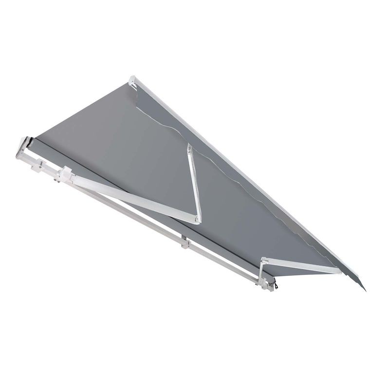 Store de terrasse Gris 3,5 X 3 m Store banne de qualité