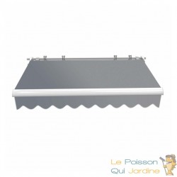 Store de terrasse Gris 3 X 2,5 m Store banne de qualité