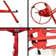 Kit de levage XXL rouge avec extension de 140 cm pour panneaux et plaques de plâtre