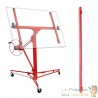 Kit de levage XXL rouge avec extension de 140 cm pour panneaux et plaques de plâtre