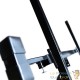 Kit de levage XXL noir avec extension de 140 cm pour panneaux et plaques de plâtre